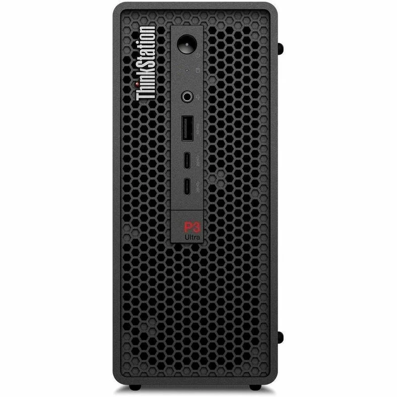 Station de travail Lenovo ThinkStation P3 Ultra Gen 2 30J5005MCA - 1 x Intel Core Ultra 9 2nd Gen 285 - Technologie vPro - 64 Go - SSD 2 To - Compact - Noir 30J5005MCA
