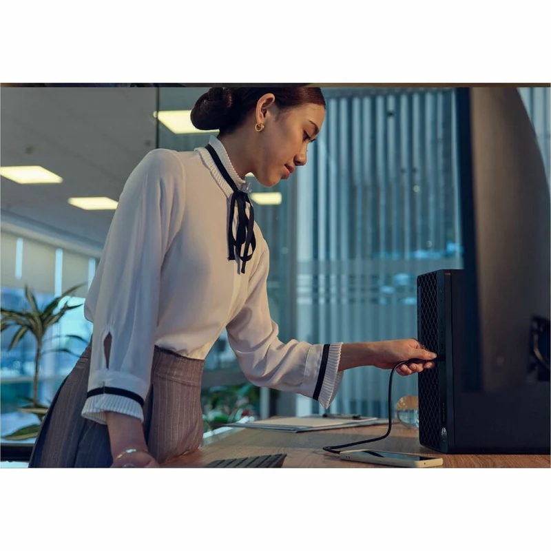 Ordinateur de bureau HP ProDesk 4 G1i - Intel Core Ultra 5 235 - Technologie vPro - 16 Go - SSD 512 Go - Tour - Jack Black C57BMUT#ABA