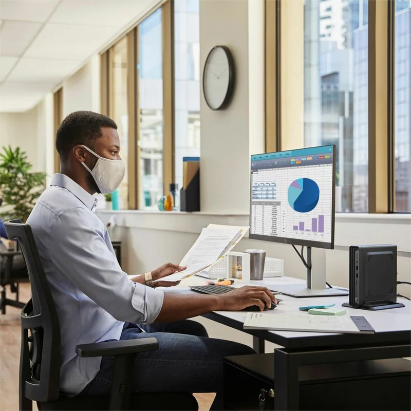 Ordinateur de bureau HP Pro Mini 400 G9 - Intel Core i5 12e génération i5-12500T - 16 Go - Mini ordinateur de bureau AG2H1UP#ABA