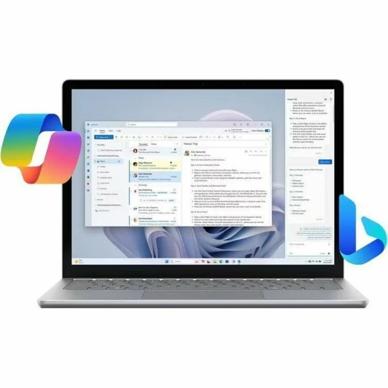 Ordinateur portable Microsoft Surface Laptop 6 13.5" avec écran tactile - Intel Core i5 - 32 Go - SSD 512 Go - Clavier anglais et français - Platinum EP2-34475