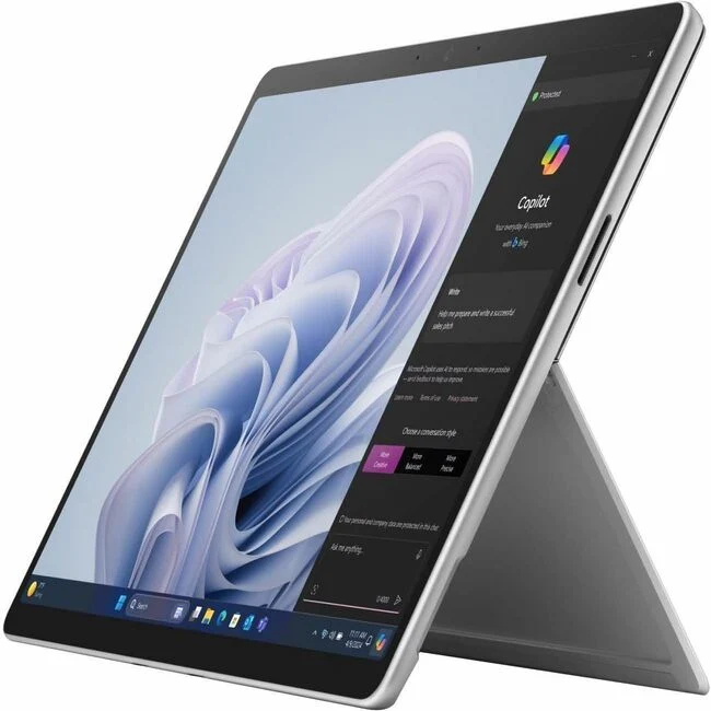 Tablette Microsoft Surface Pro 10 - 13" - Technologie vPro - 8 Go - SSD 256 Go - Windows 11 Pro - 5G - Platine - 1 unité EP2-34157