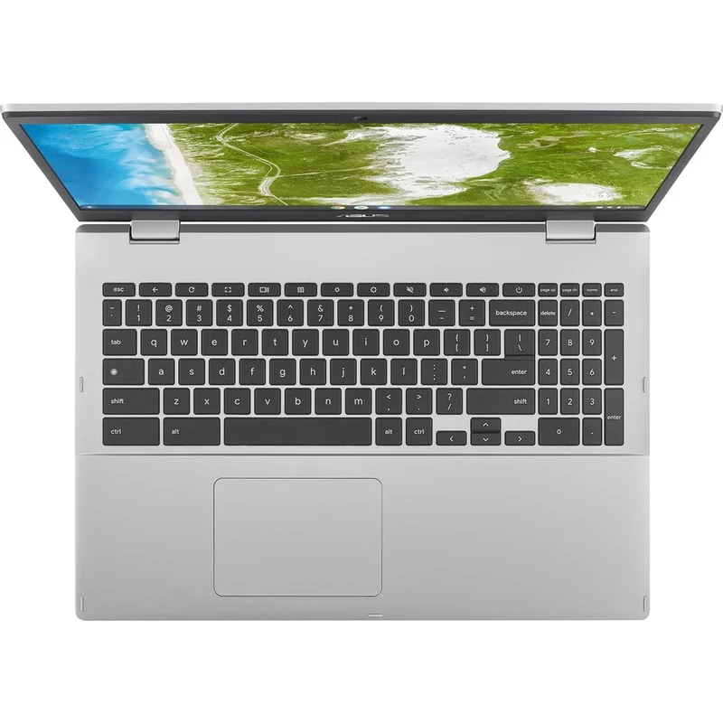 Asus Chromebook CX1500 CX1500CKA-DB01-CB Chromebook 15.6" - Full HD - Intel Celeron N4500 - 4 Go - 64 Go de mémoire flash - Argent transparent CX1500CKA-DB01-CB