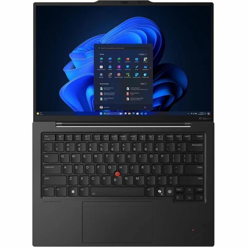 Ordinateur portable Lenovo ThinkPad X1 Carbon Gen 13 21NX00FRCA 14" - WUXGA - Intel Core Ultra 5 2nd Gen 225U - Plateforme Intel Evo - 16 Go - SSD 512 Go - Clavier français canadien - Peinture noire 21NX00FRCA