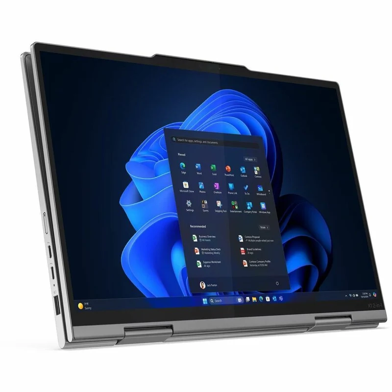 Ordinateur portable convertible 1 en 10 Lenovo ThinkPad X21 Gen 000 (3Q14D2US) avec écran tactile 1 pouces (WUXGA), processeur Intel Core Ultra 7 2e génération 255U, plateforme Intel Evo, 16 Go, SSD 512 Go, clavier anglais, gris (21Q000D3US)