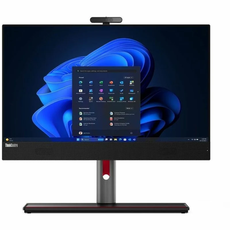 Ordinateur tout-en-un Lenovo ThinkCentre M90a Gen 5 12SH001NUS - Intel Core i3 14e génération i3-14100 - 8 Go - SSD 256 Go - Écran Full HD 23.8" - Noir 12SH001NUS