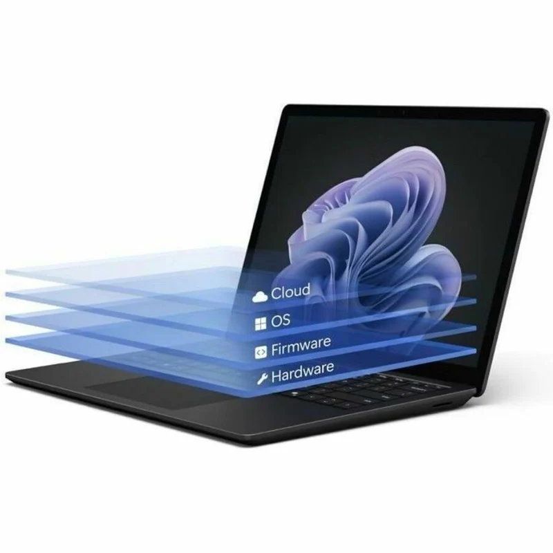 Microsoft Surface Laptop 6 15" Écran tactile - Intel Core i7 - 64 Go - SSD 1 To - Clavier anglais et français - Noir EP2-34484