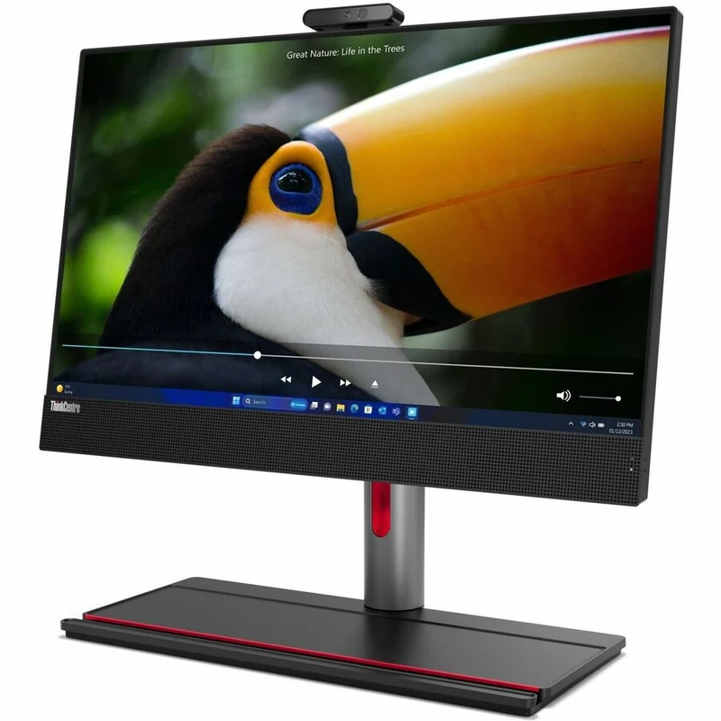 Ordinateur tout-en-un Lenovo ThinkCentre M90a Gen 5 12SH0028US - Intel Core i7 14e génération i7-14700 - Technologie vPro - 16 Go - SSD 512 Go - Écran Full HD 23.8" - Noir 12SH0028US