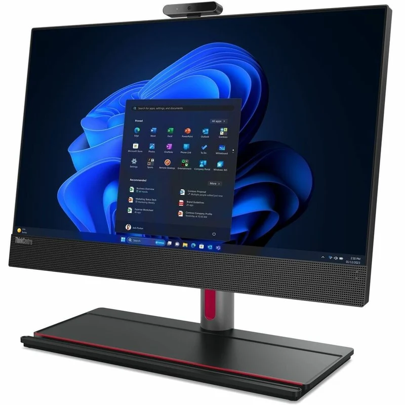 Ordinateur tout-en-un Lenovo ThinkCentre M90a Gen 5 12SH0028US - Intel Core i7 14e génération i7-14700 - Technologie vPro - 16 Go - SSD 512 Go - Écran Full HD 23.8" - Noir 12SH0028US