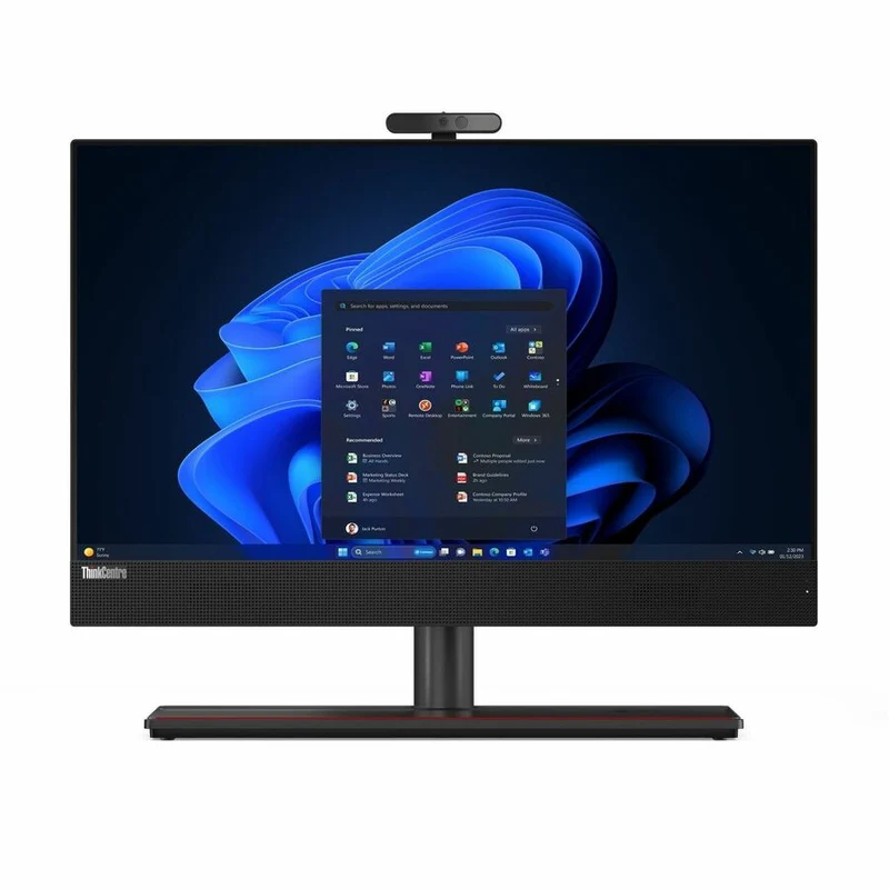 Ordinateur tout-en-un Lenovo ThinkCentre M90a Gen 5 12SH0028US - Intel Core i7 14e génération i7-14700 - Technologie vPro - 16 Go - SSD 512 Go - Écran Full HD 23.8" - Noir 12SH0028US
