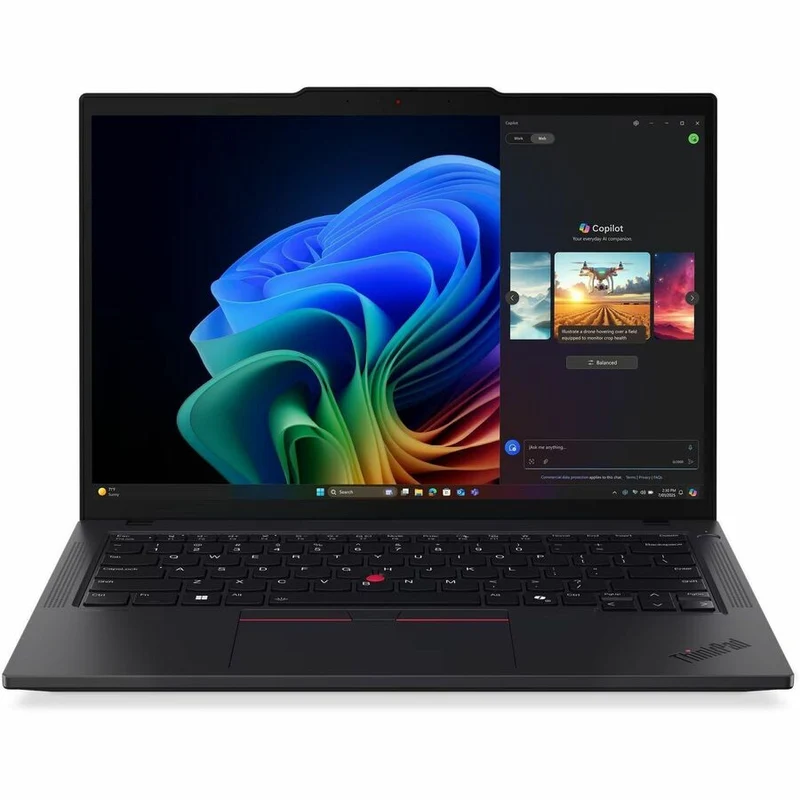 Ordinateur portable Lenovo ThinkPad T14 Gen 6 21QG002ACA 14" avec écran tactile Copilot+ - WUXGA - Intel Core Ultra 7 268V - 32 Go - SSD 1 To - Clavier français canadien - Noir 21QG002ACA