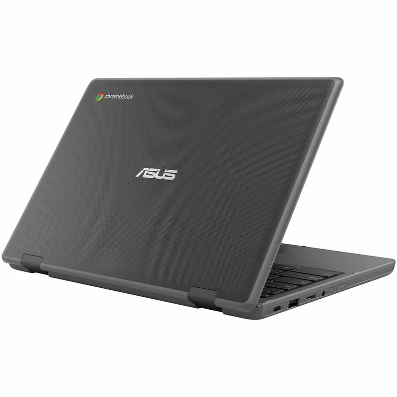 Asus Chromebook Flip CR1 CR1100 CR1100FKA-QC1-CB Chromebook 11.6 en 2 robuste et convertible avec écran tactile 1 pouces - HD - Intel Celeron N4500 - 4 Go - 32 Go de mémoire flash - Gris foncé CR1100FKA-QC1-CB