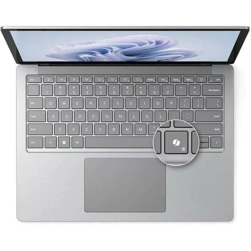 Ordinateur portable Microsoft Surface Laptop 6 13.5" avec écran tactile - Intel Core Ultra 5 - 16 Go - SSD 512 Go - Clavier anglais et français - Platinum EP2-34476