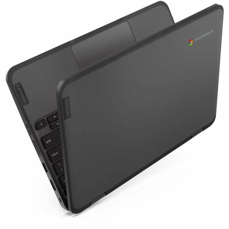 Lenovo Chromebook 500e Gen 4s 83L40001CF Chromebook 11.6 en 2 convertible 1" tactile - HD - Intel N-Series N100 - 8 Go - 64 Go de mémoire flash - Clavier français et anglais - Gris 83L40001CF