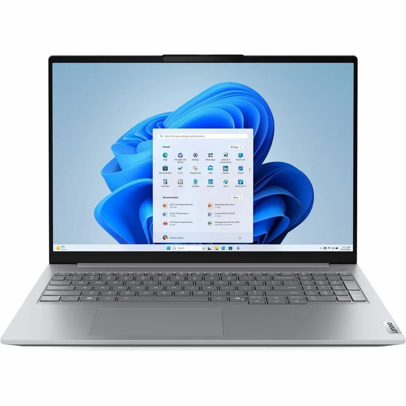Ordinateur portable Lenovo ThinkBook 16 G8 IRL 21SH000FCF 16 pouces - WUXGA - Intel Core 5 210H - 16 Go - SSD 256 Go - Clavier anglais et français - Gris arctique 21SH000FCF