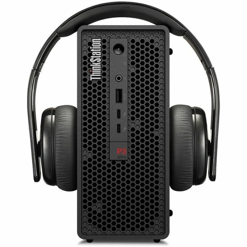 Station de travail Lenovo ThinkStation P3 Ultra 30HA00ASCA - 1 x Intel Core i7 14e génération i7-14700 - Technologie vPro - 32 Go - SSD 1 To - Ultra compact - Noir 30HA00ASCA