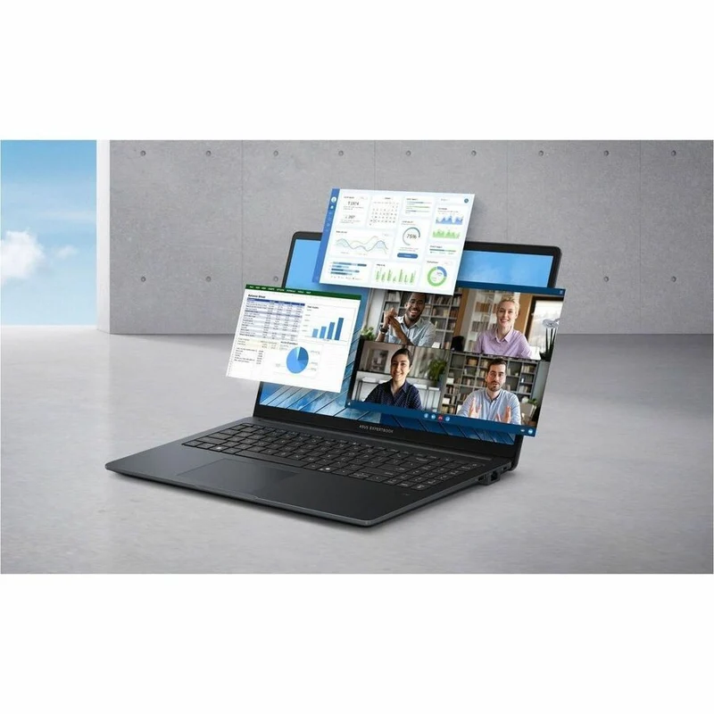 Ordinateur portable Asus ExpertBook P1 P1503 P1503CTA-H38512-CA 15.6" - Full HD - Intel Core 3 13e génération N355 - SSD 512 Go - Clavier anglais - Gris clair P1503CTA-H38512-CA