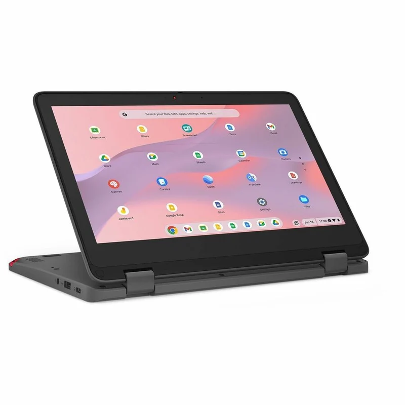 Lenovo 300e Yoga Chromebook Gen 4 82W2002HUS Chromebook 11.6 en 2 convertible 1" tactile - HD - Octa-core (ARM Cortex A76 + Cortex A55) - 4 Go - 32 Go de mémoire flash - Clavier anglais - Gris graphite 82W2002HUS