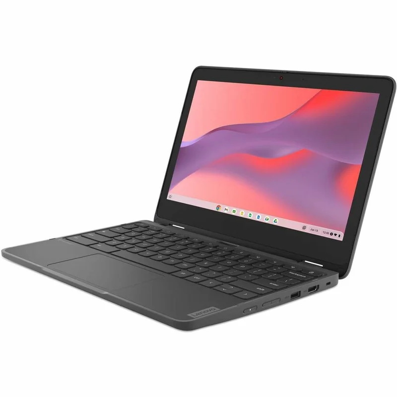 Lenovo 300e Yoga Chromebook Gen 4 82W2002HUS Chromebook 11.6 en 2 convertible 1" tactile - HD - Octa-core (ARM Cortex A76 + Cortex A55) - 4 Go - 32 Go de mémoire flash - Clavier anglais - Gris graphite 82W2002HUS