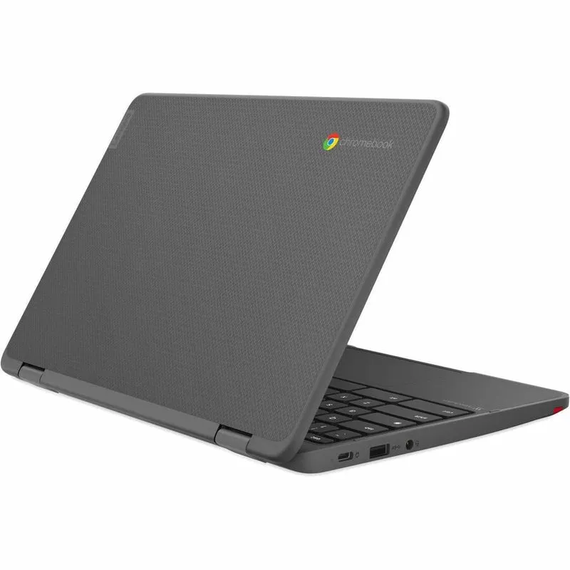 Lenovo 300e Yoga Chromebook Gen 4 82W2002HUS Chromebook 11.6 en 2 convertible 1" tactile - HD - Octa-core (ARM Cortex A76 + Cortex A55) - 4 Go - 32 Go de mémoire flash - Clavier anglais - Gris graphite 82W2002HUS