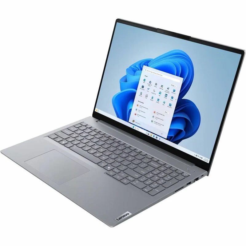 Ordinateur portable Lenovo ThinkBook 16 G8 IAL 21SK0095CF 16 pouces - WUXGA - Intel Core Ultra 5 225U - 16 Go - SSD 512 Go - Clavier anglais/français - Gris arctique 21SK0095CF