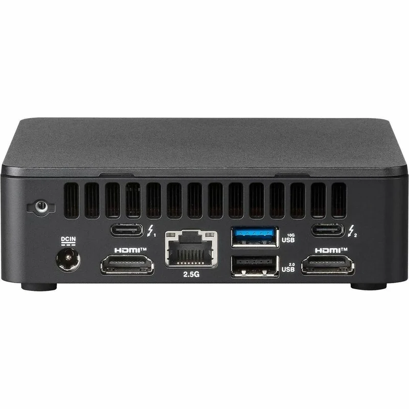 Ordinateur de bureau Asus NUC 13 Pro RNUC13ANKI5048C1I - Intel Core i5 13e génération i5-1340P - Technologie vPro - 8 Go - SSD 512 Go - Mini PC - Noir RNUC13ANKI5048C1I