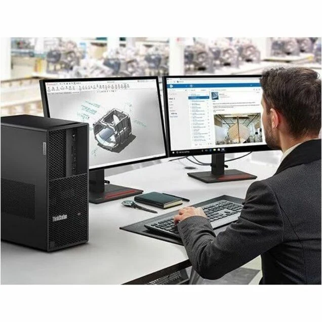 Station de travail Lenovo ThinkStation P3 30GS00J4US - 1 x Intel Core i7 14e génération i7-14700 - Technologie vPro - 32 Go - SSD 1 To - Tour 30GS00J4US