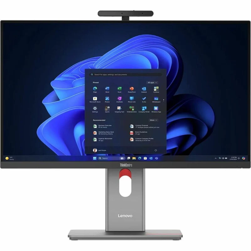 Ordinateur tout-en-un Lenovo ThinkCentre M90a Pro Gen 6 13AM000PUS - Intel Core Ultra 7 2e génération 265 - Technologie vPro - 32 Go - SSD 512 Go - Écran QHD 27" - Noir 13AM000PUS
