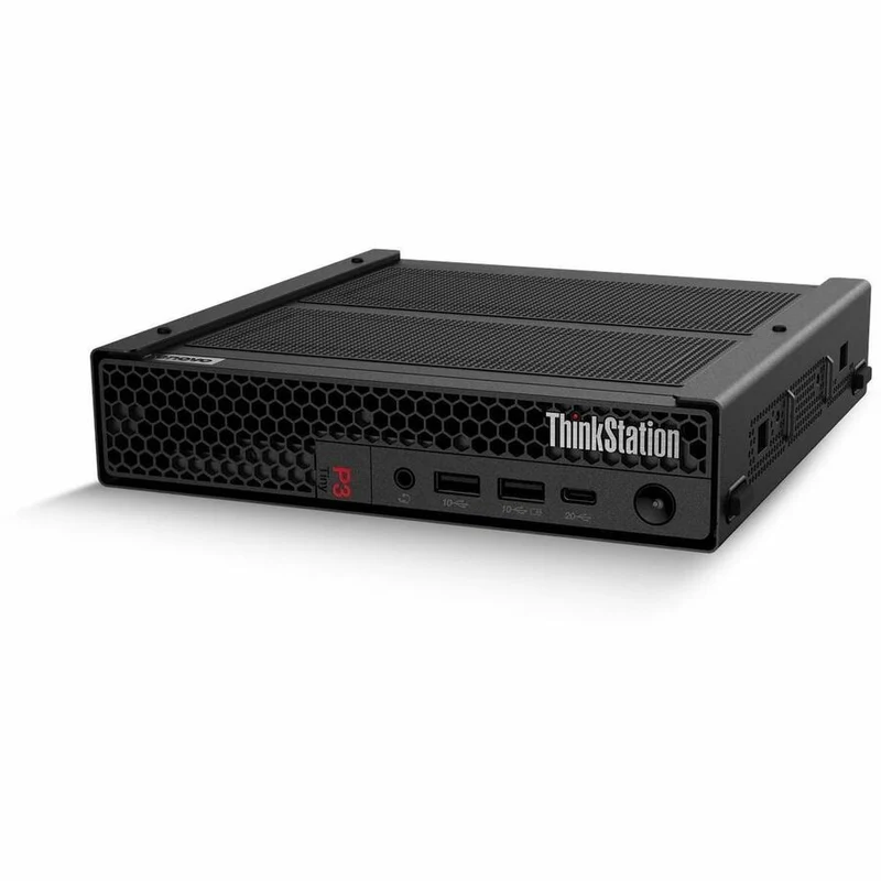 Station de travail Lenovo ThinkStation P3 Gen 2 30K50022US - 1 x Intel Ultra 7 265 - Technologie vPro - 32 Go - SSD 512 Go - Mini - Noir 30K50022US