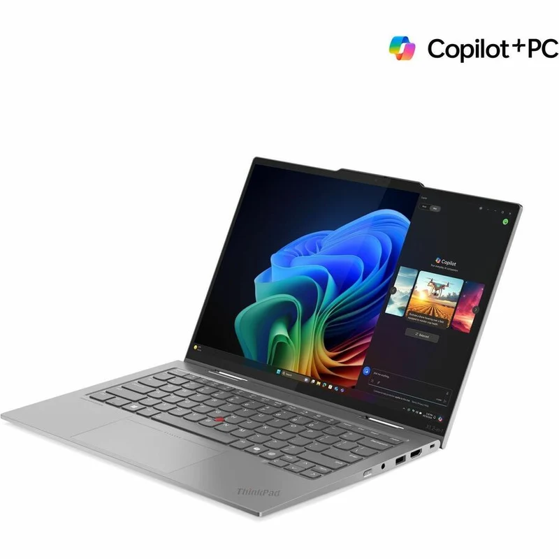 Ordinateur portable 1 en 10 convertible Lenovo ThinkPad X21 Gen 0036 (14NU2US) avec écran tactile 1 pouces Copilot+ - WUXGA - Intel Core Ultra 7 268V - Plateforme Intel Evo - 32 Go - SSD 512 Go - Clavier anglais - Gris 21NU0036US