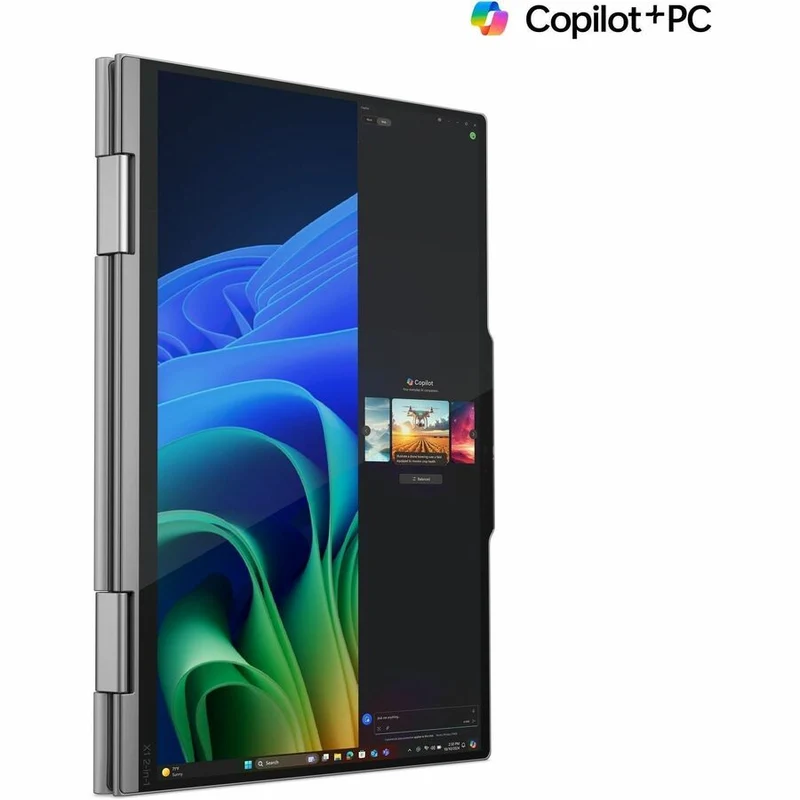 Ordinateur portable 1 en 10 convertible Lenovo ThinkPad X21 Gen 0036 (14NU2US) avec écran tactile 1 pouces Copilot+ - WUXGA - Intel Core Ultra 7 268V - Plateforme Intel Evo - 32 Go - SSD 512 Go - Clavier anglais - Gris 21NU0036US