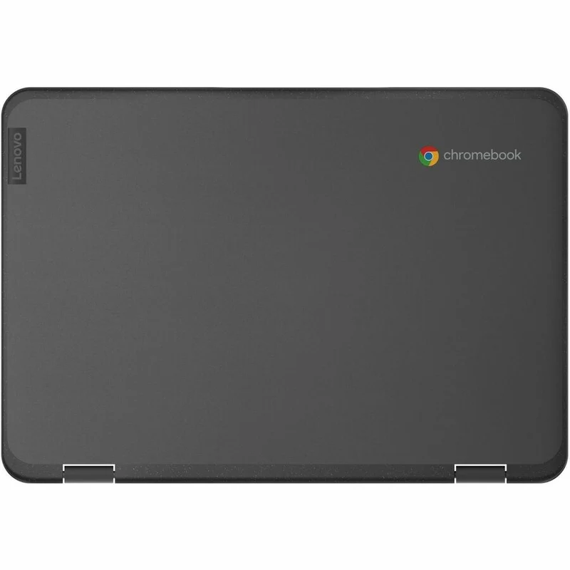 Chromebook Lenovo 500e Gen 4s 83L40000US 11.6" tactile convertible 2 en 1 - HD - Intel N-Series N100 - 4 Go - 64 Go de mémoire flash - Clavier anglais - Gris 83L40000US
