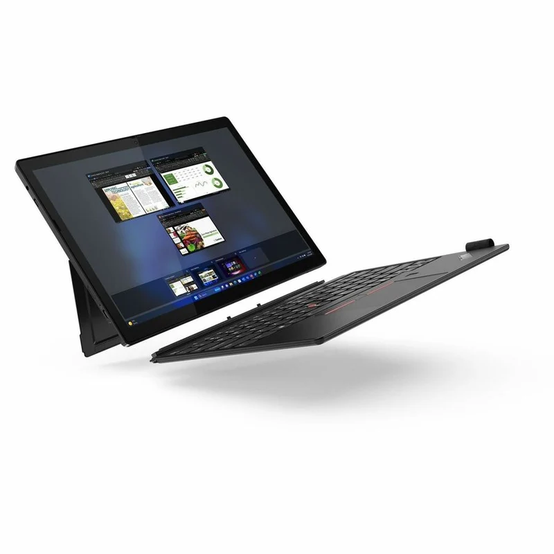 Lenovo ThinkPad X12 Detachable Gen 2 21LK002VCA Ordinateur portable 12.3 en 2 1" tactile détachable - Full HD Plus - Intel Core Ultra 7 164U - Technologie vPro - 16 Go - SSD 512 Go - Clavier français - Noir 21LK002VCA