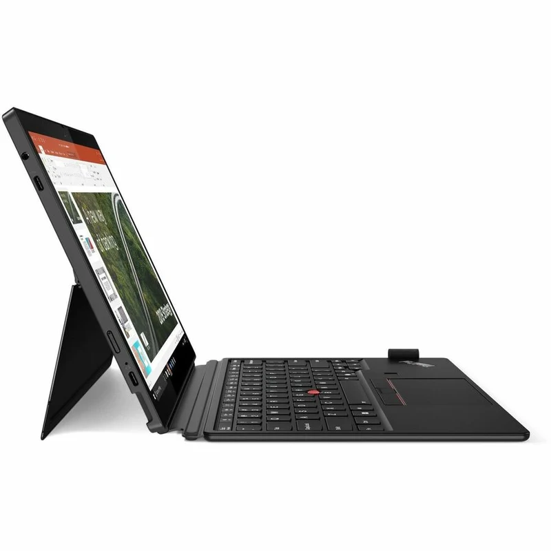 Lenovo ThinkPad X12 Detachable Gen 2 21LK002VCA Ordinateur portable 12.3 en 2 1" tactile détachable - Full HD Plus - Intel Core Ultra 7 164U - Technologie vPro - 16 Go - SSD 512 Go - Clavier français - Noir 21LK002VCA