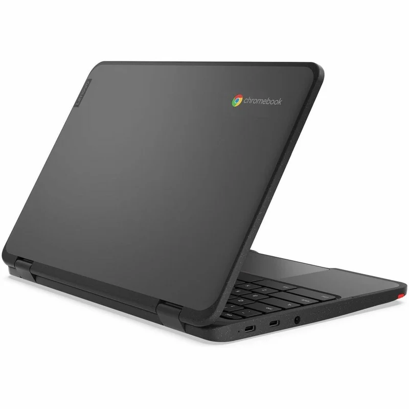 Chromebook Lenovo 500e Gen 4s 83L40001US 11.6" tactile convertible 2 en 1 - HD - Intel N-Series N100 - 8 Go - 64 Go de mémoire flash - Clavier anglais - Gris 83L40001US