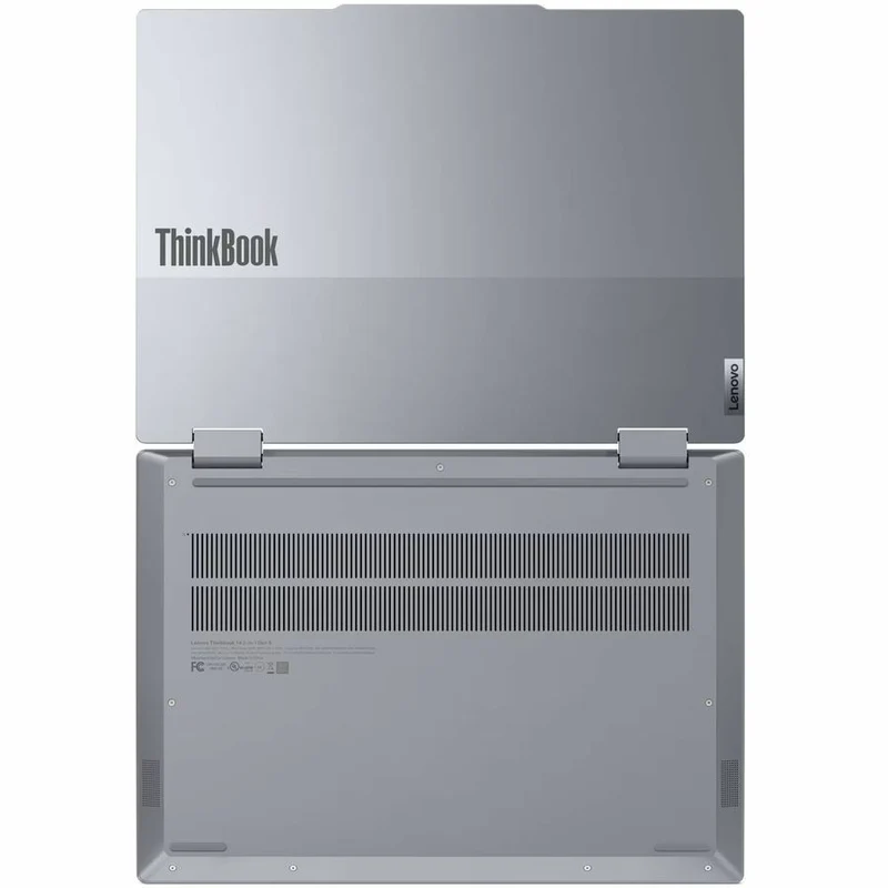 Lenovo ThinkBook 14 G5 IAU 21SQ0001US Ordinateur portable convertible 14 en 2 à écran tactile 1 pouces - WUXGA - Intel Core Ultra 5 225U - 16 Go - SSD 256 Go - Clavier anglais (États-Unis) - Gris Luna 21SQ0001US