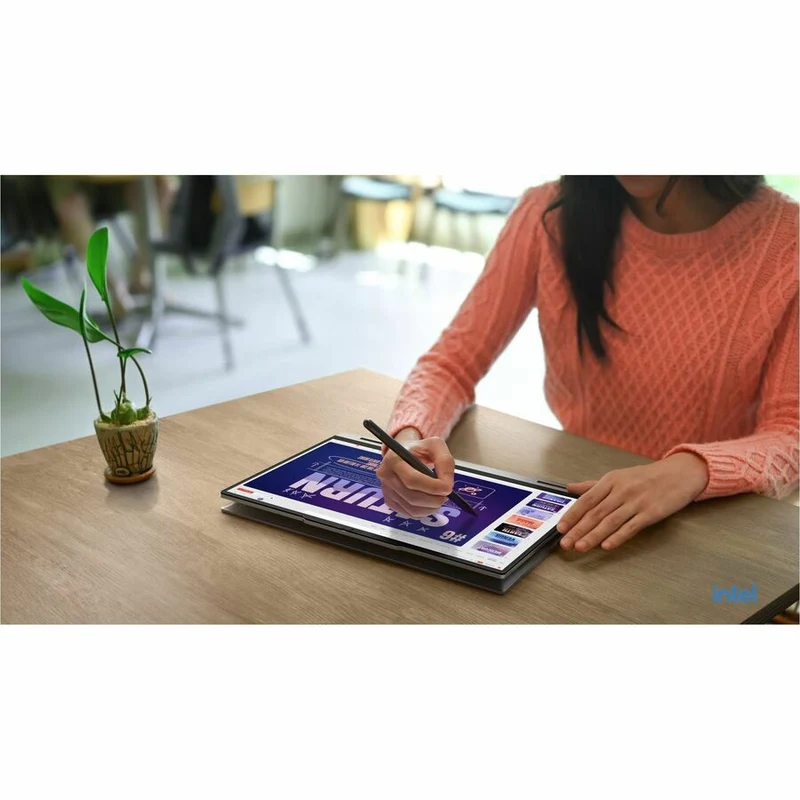 Lenovo ThinkBook 14 G5 IAU 21SQ0001US Ordinateur portable convertible 14 en 2 à écran tactile 1 pouces - WUXGA - Intel Core Ultra 5 225U - 16 Go - SSD 256 Go - Clavier anglais (États-Unis) - Gris Luna 21SQ0001US