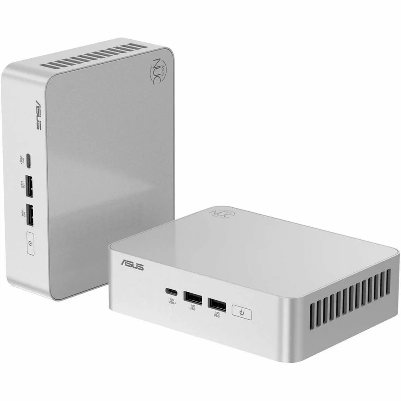 Ordinateur de bureau Asus NUC 15 Pro Plus RNUC15CRSU7089AU - Intel Core Ultra 7 255H - 32 Go - SSD 1 To - Mini PC - Argent RNUC15CRSU7089AU