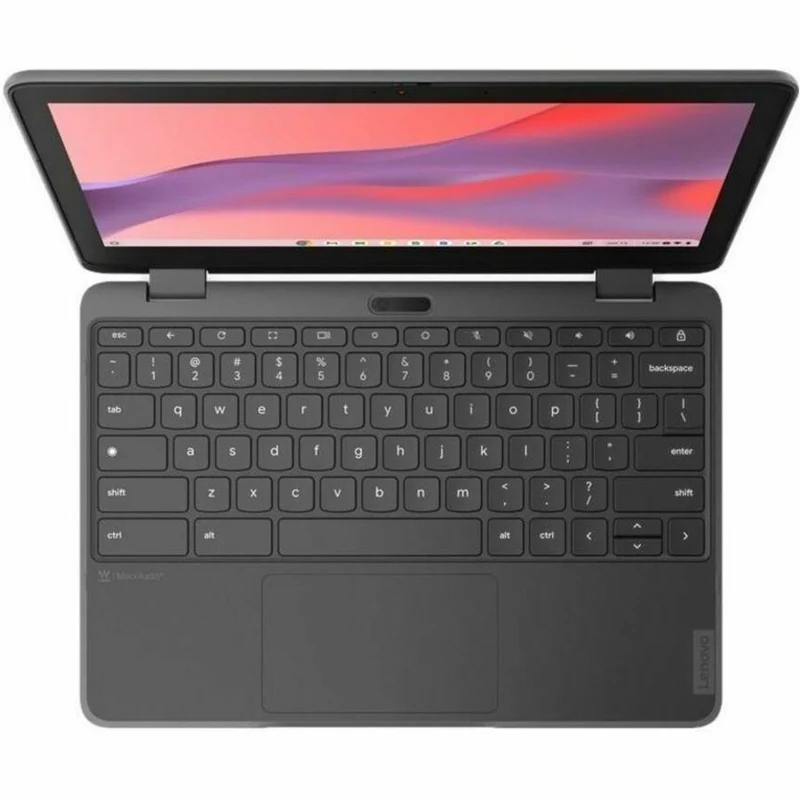 Lenovo 300e Yoga Chromebook Gen 4 82W2002GUS Chromebook 11.6 en 2 convertible 1" tactile - HD - Octa-core (ARM Cortex A76 + Cortex A55) - 4 Go - 32 Go de mémoire flash - Clavier anglais - Gris graphite 82W2002GUS