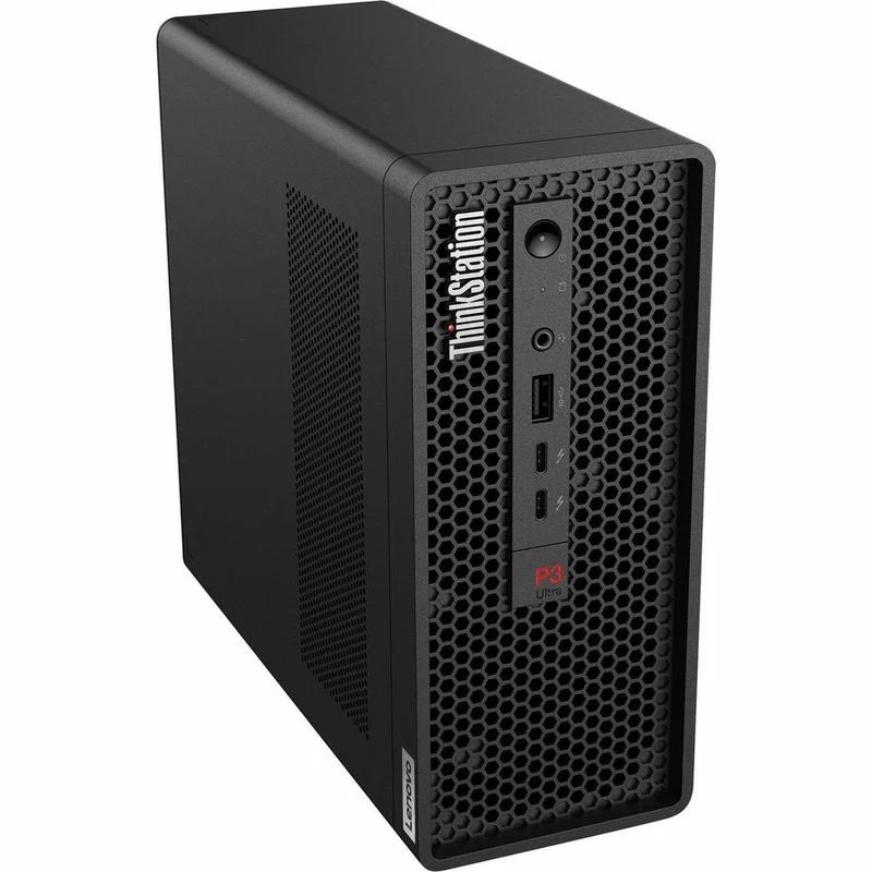 Station de travail Lenovo ThinkStation P3 Ultra 30HA00ASUS - 1 x Intel Core i7 14e génération i7-14700 - Technologie vPro - 32 Go - SSD 1 To - Ultra compact - Noir 30HA00ASUS