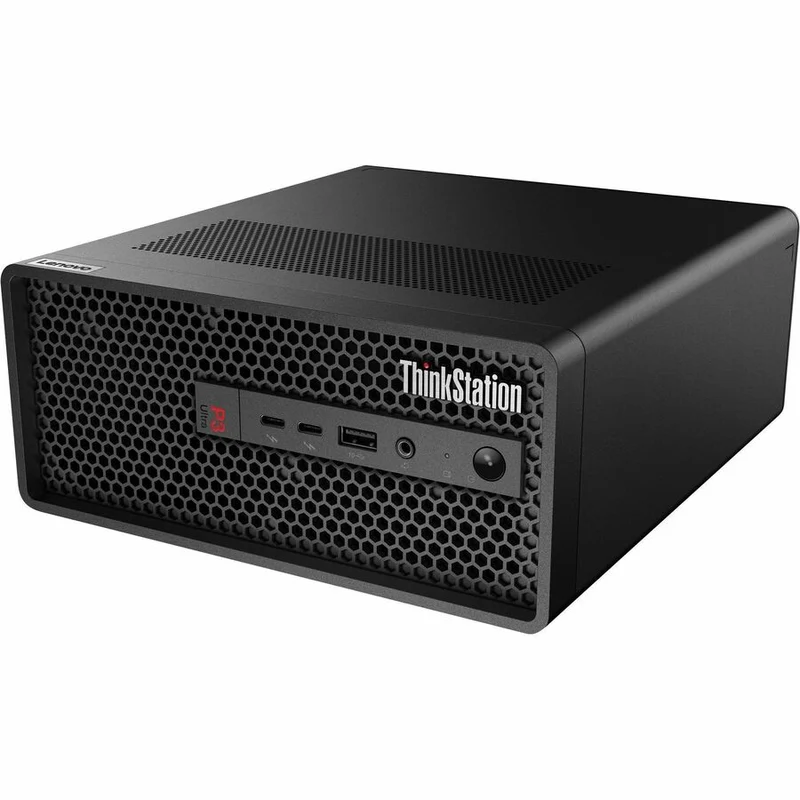 Station de travail Lenovo ThinkStation P3 Ultra 30HA00ASUS - 1 x Intel Core i7 14e génération i7-14700 - Technologie vPro - 32 Go - SSD 1 To - Ultra compact - Noir 30HA00ASUS