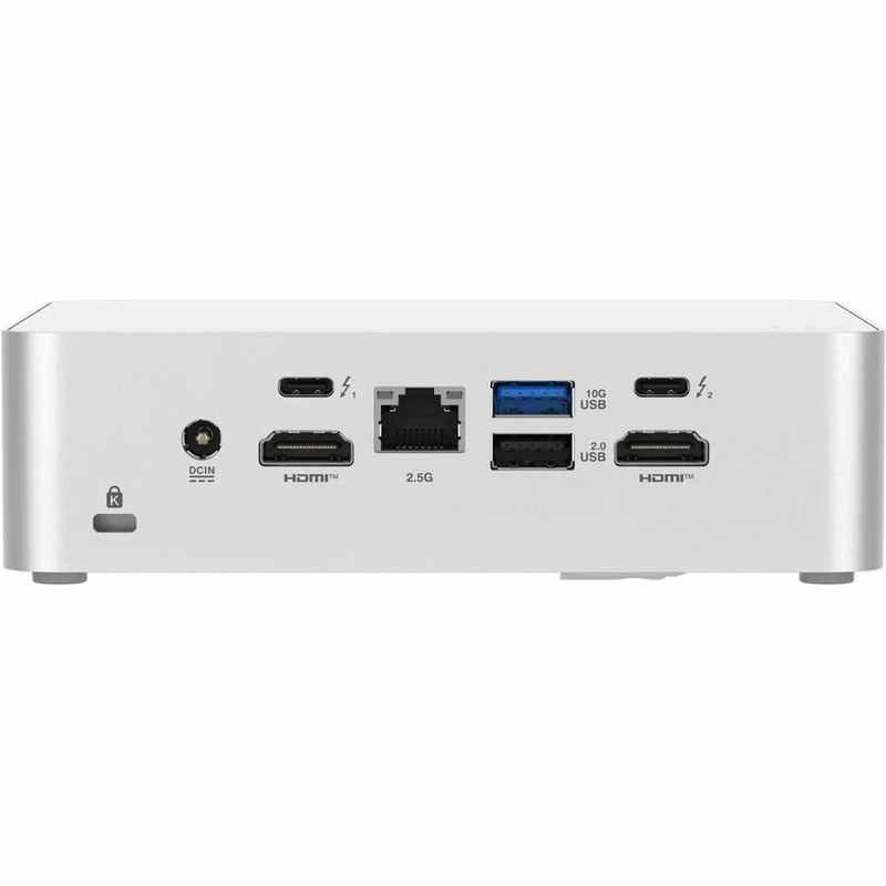 Ordinateur de bureau Asus NUC 15 Pro Plus RNUC15CRSU5063AU - Intel Core Ultra 5 225H - 16 Go - SSD 512 Go - Mini PC - Argent RNUC15CRSU5063AU