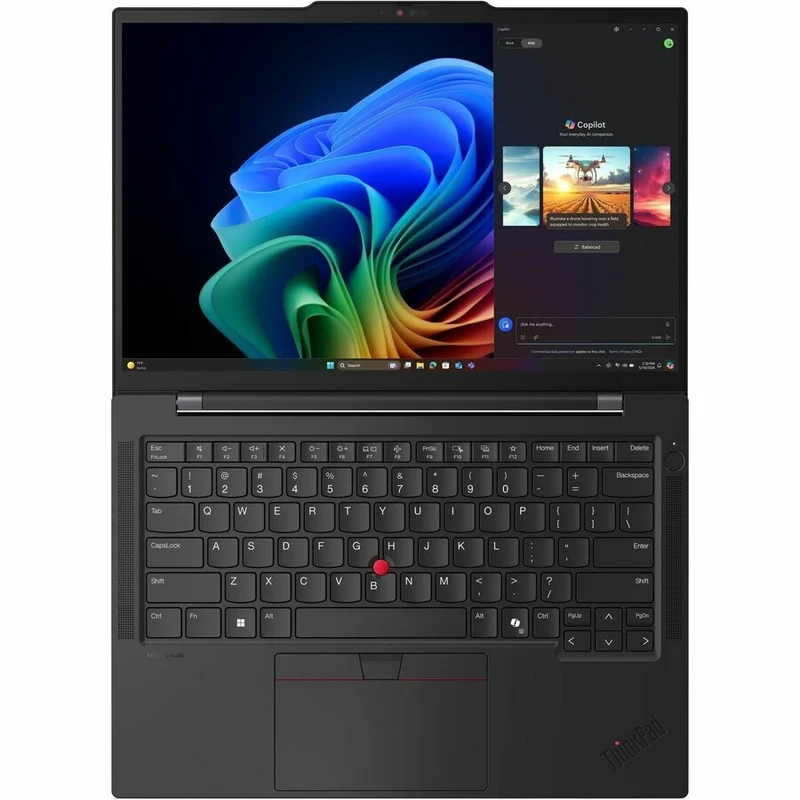 Ordinateur portable Lenovo ThinkPad T14s Gen 6 (21QX000MUS) 14" Copilot+ - WUXGA - Intel Core Ultra 7 258V - 32 Go - SSD 512 Go - Clavier anglais - Noir (21QX000MUS)
