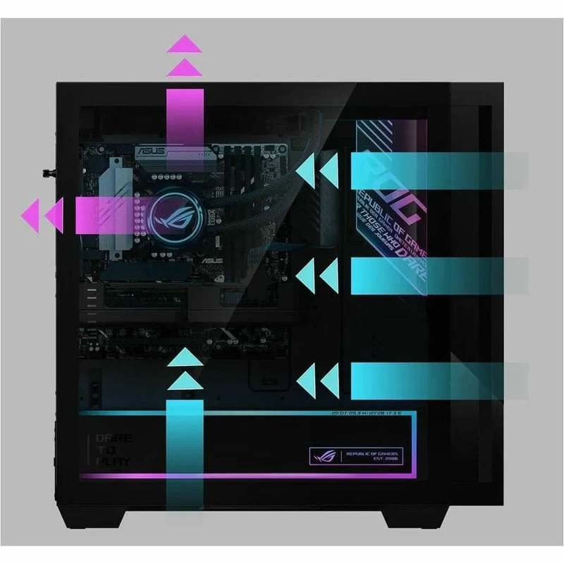 Ordinateur de bureau gaming Asus ROG G700 G700TF-DSU75070A-CB - Intel Core Ultra 7 265F - 32 Go - SSD 2 To - Noir G700TF-DSU75070A-CB