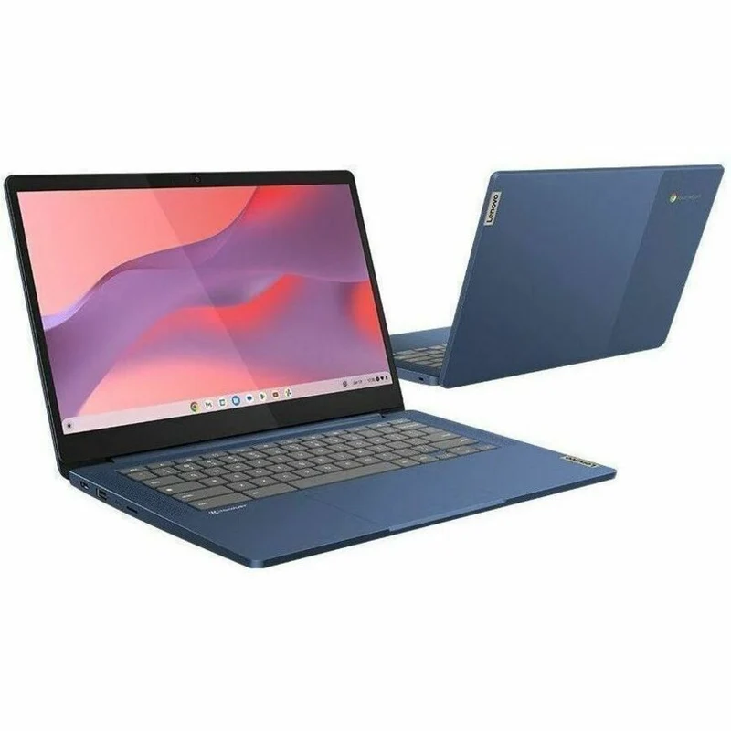 Chromebook Lenovo IdeaPad Slim 3 14M868 82XJ003LCF 14" - Full HD - Octa-core (MediaTek Cortex A76 + Cortex A55) - 4 Go - 128 Go de mémoire flash - Clavier français et anglais - Bleu abysse 82XJ003LCF