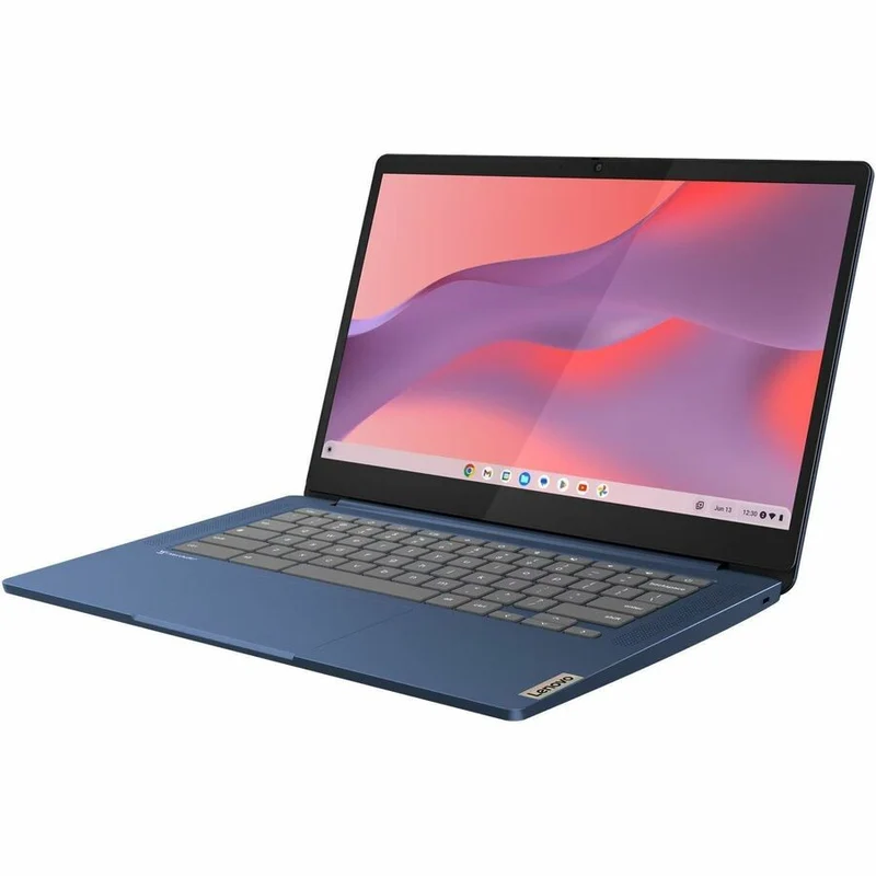 Chromebook Lenovo IdeaPad Slim 3 14M868 82XJ003LCF 14" - Full HD - Octa-core (MediaTek Cortex A76 + Cortex A55) - 4 Go - 128 Go de mémoire flash - Clavier français et anglais - Bleu abysse 82XJ003LCF
