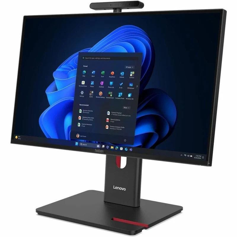 Ordinateur tout-en-un Lenovo ThinkCentre M90a Gen 6 13AT0004US - Intel Core Ultra 5 2e génération 225 - 16 Go - SSD 512 Go - Écran Full HD 23.8" - Noir 13AT0004US