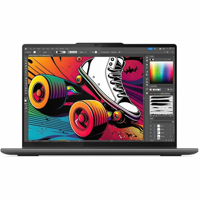 Lenovo Yoga 7 14IML9 83DJ000FCF Ordinateur portable 14 en 2 convertible 1 pouces à écran tactile - WUXGA - Intel Core Ultra 7 155U - 16 Go - SSD 512 Go - Clavier français et anglais - Gris orage 83DJ000FCF