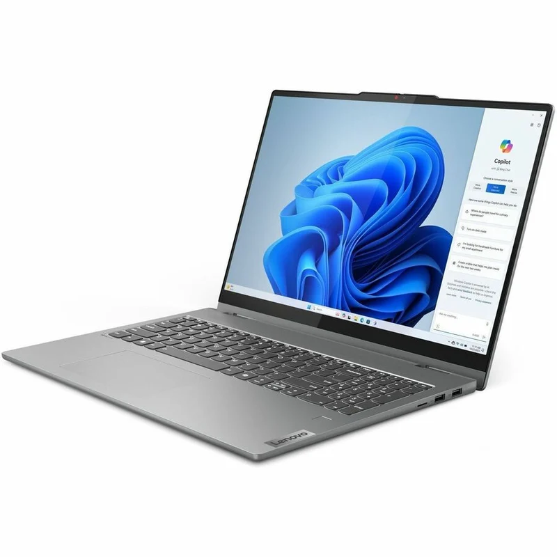 Lenovo IdeaPad 5 16IRU9 83DU000BCF Ordinateur portable convertible 16 en 2 tactile 1 pouces - WUXGA - Intel Core 7 150U - 16 Go - SSD 1 To - Clavier français et anglais - Gris Luna 83DU000BCF