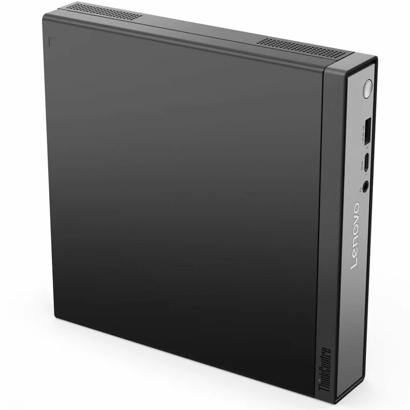 Ordinateur de bureau Lenovo ThinkCentre Neo 50q QC 13C8000YUS - Qualcomm Snapdragon X X1-26-100 - 16 Go - SSD 256 Go - Mini - Noir Eclipse 13C8000YUS