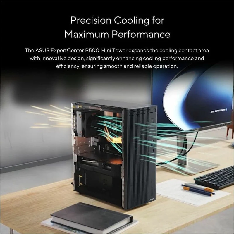 Ordinateur de bureau Asus ExpertCenter P500MVC-P51SR-CB - Intel Core i5 13e génération i5-13420H - 16 Go - SSD 1 To - Mini-tour - Gris P500MVC-P51SR-CB